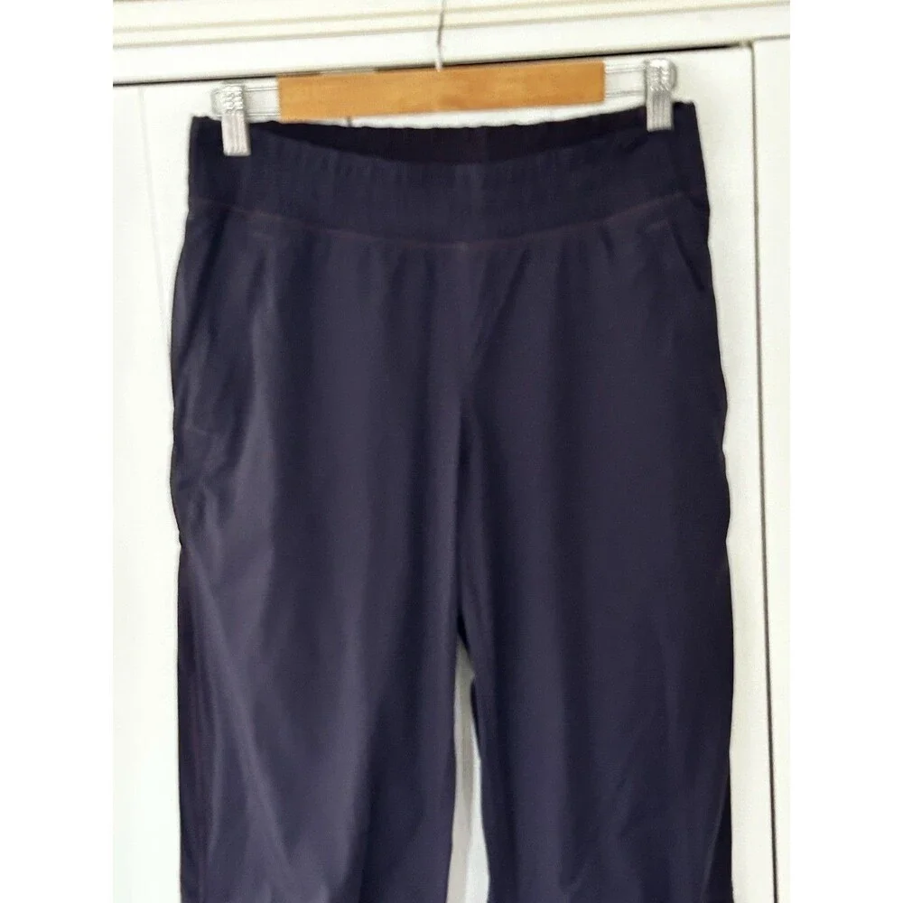 Lululemon Dog Runner Pants Size 6 Black Swan Purple Track Pants Lined
